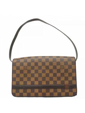 Louis Vuitton Shoulder Bag Damier Tribeca Long Ebene